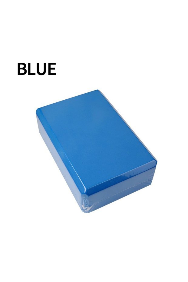 DEEP BLUE 1PCYoga Building Blocks Cubes Pilates Bricks Reinforcement Mats Sport Yoga Supplies Exerci