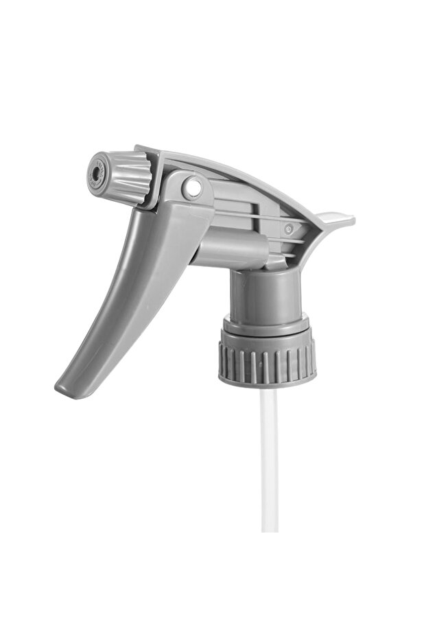 Gray Adjustable Trigger Sprayer Heavy Duty Sprayer Head Acid And Alkali Resistant For Auto Detailing