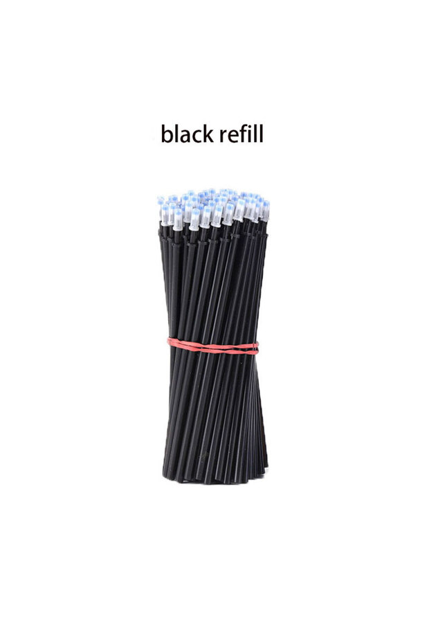 100pcs Black Refill 30/50/100Pcs/Lot 0.5mm Gel Pen Erasable Pen Refill Rod Set Blue Black Ink Shool