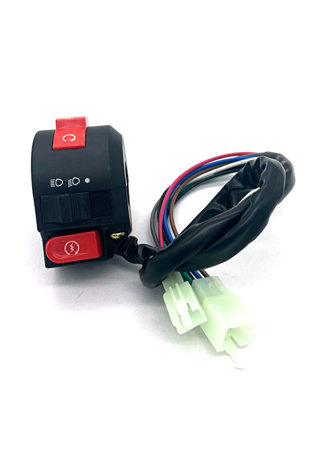 black Multifunction Kill HeadLight Electric Start Switch For 50cc 70cc 90cc 110cc 125cc 150cc Taotao