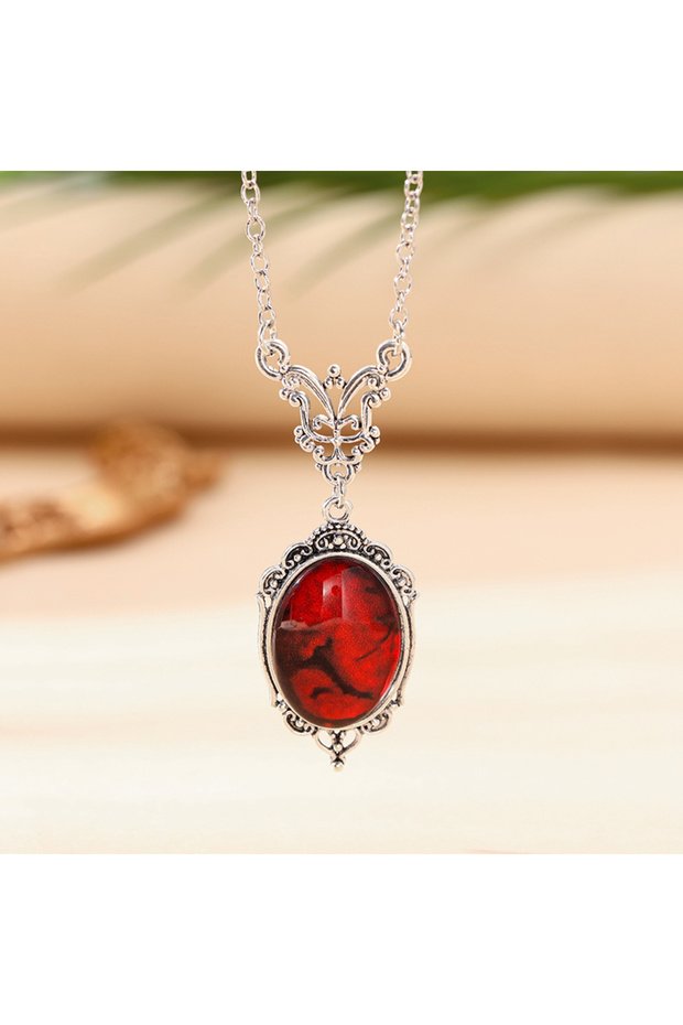 YA3004-1 Gothic Vampire Cameo Pendant Choker Velvet Necklace for Women Fashion Pagan Witchcraft Jewe