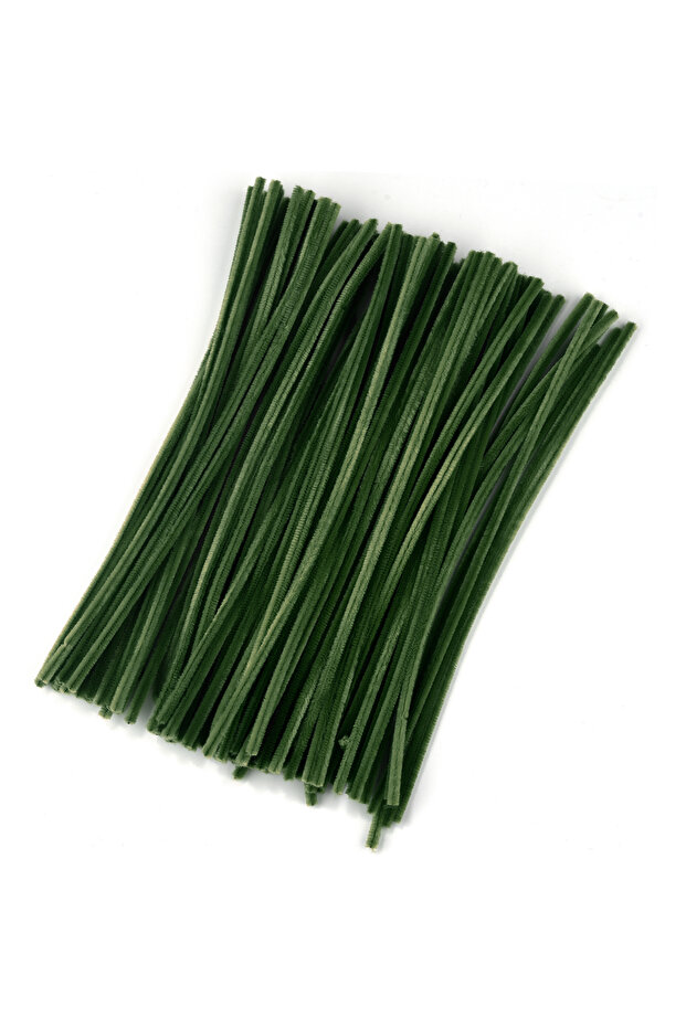 1579799 100pcs Chenille Stems Toys DIY Strips Twist Bar Anvil Wire Craft Pipe Creative Hobby Childre
