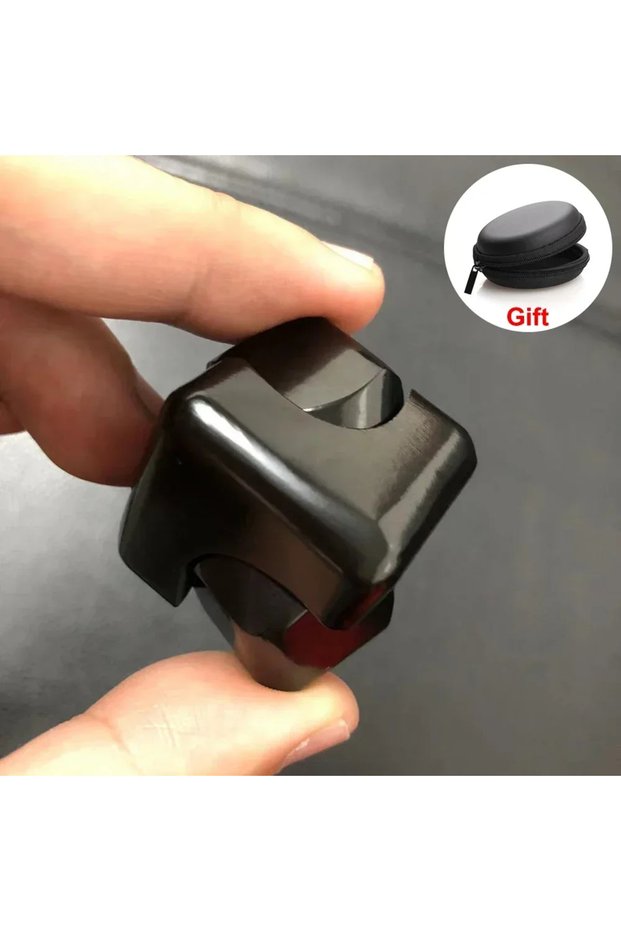 NO.4777 Metal Cube Rotating Fingertip Gyroscope Fidget Anti Stress Toys Adult Office Home Travel Por