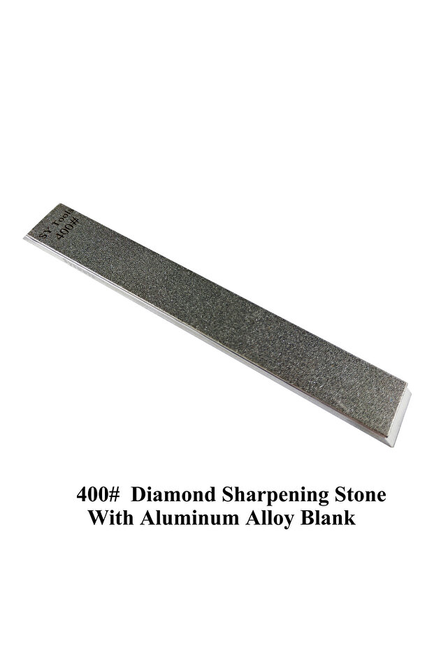 160x20x5mm 400 Grit 1pc Diamond Whetstone Fixed-angle Sharpener with Aluminum Alloy Base for Replaci