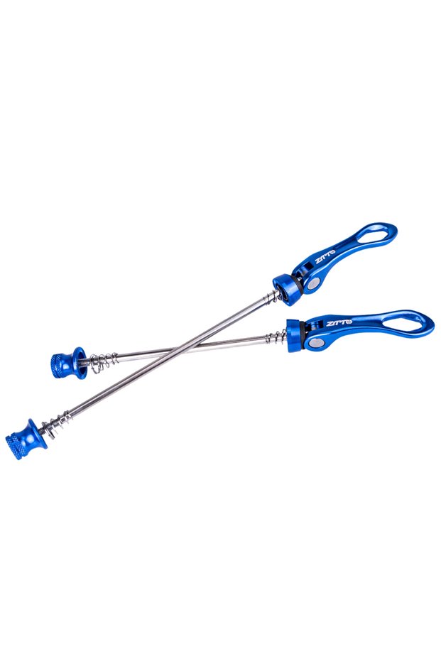 Blue QR MTB Road Bike Bicycle Hub Quick Release Skewers lever Aluminum alloy Front 100mm R
