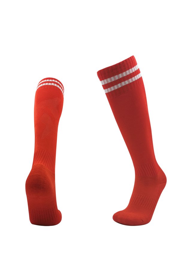 10 Football Socks Kids Children Soccer Stockings High Quality Long Tube Knee Cotton Legging Baseball