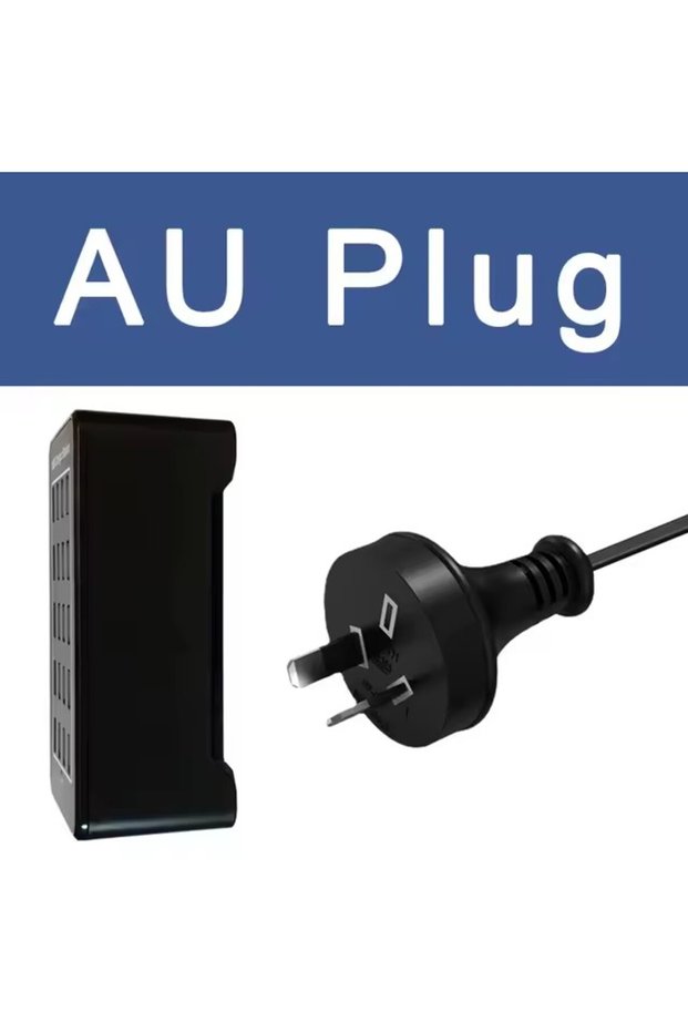30-Port USB(150W) AU Plug USB Charger 10 15 20 25 30 Ports HUB 150W Universal Wall Desktop Fast Char