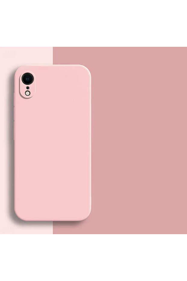 حافظة آيفون XR من السيليكون السائل الأصلي باللون الوردي الفاتح لهاتف آيفون XR X Xs Max مقاومة للصدمات من السيليكون TPU Pr