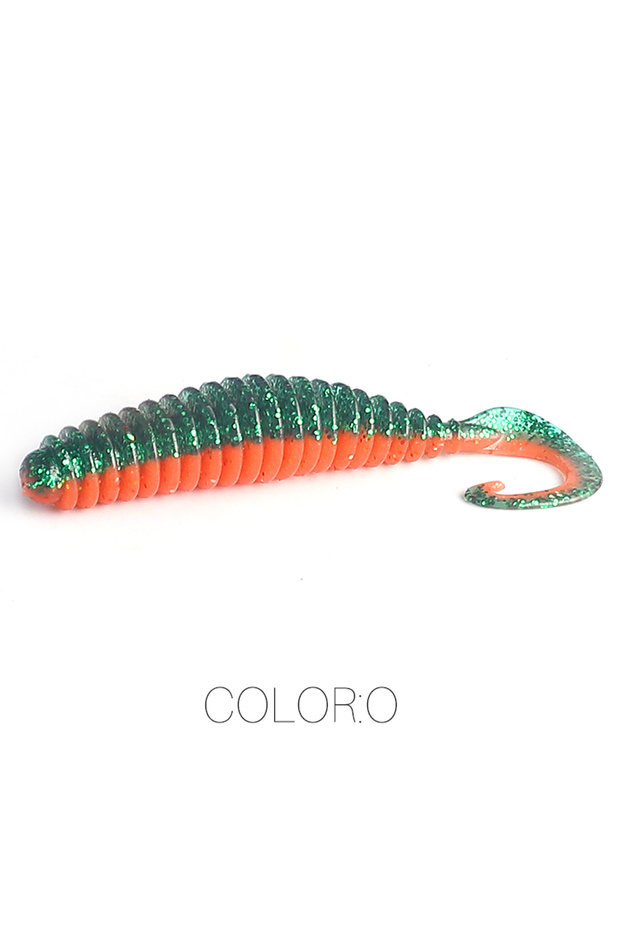 50mm20pcs O 2023 NEW Soft Bait Tanan-Tail 50mm 65mm Fishing Lures Pesca Carp Fishing Bass Lure Isca