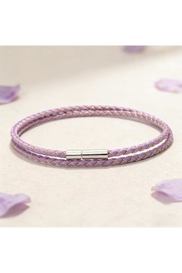 purple New Fashion Women Bracelet Grade A 2mm String 5 Colors Available Casual Versatile Sports Swea