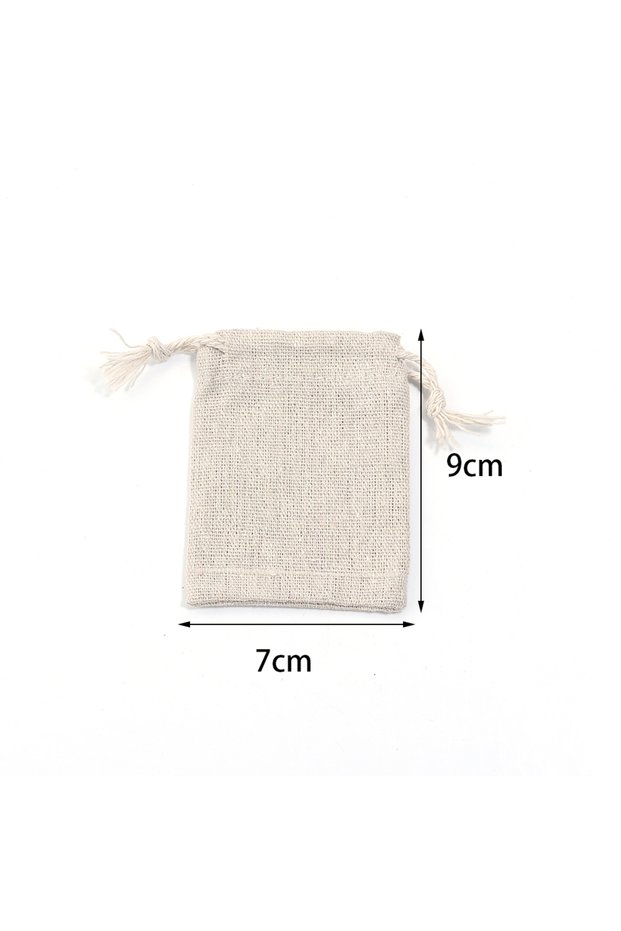 7X9mm 10pcs 5-10pcs Cotton Bags Gift Drawstring Pouch Gift Box Packaging Bags Gift Linen Bags Jewelr