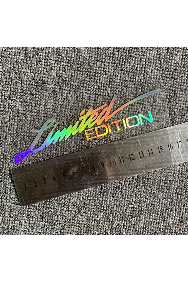 laser Creative LIMITED EDITION Car Laser Stickers English Letter Car Reflective Decal Reflective Dec