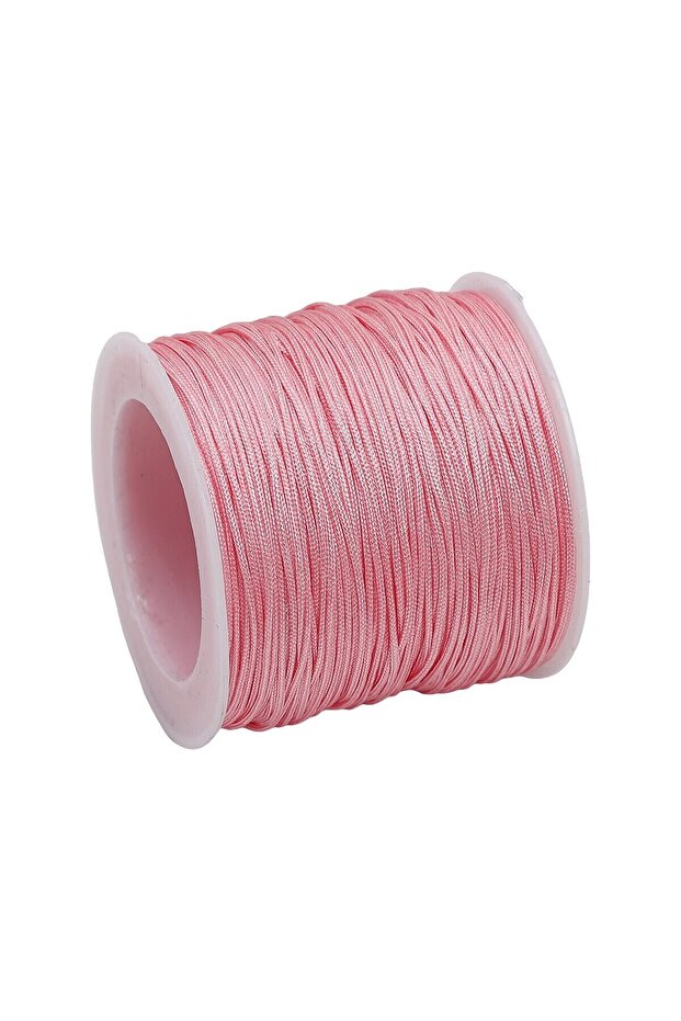 0.8mm pink 1 Roll Woven Jade Thread Jewelry Beaded Accessories DIY Material Bracelet Necklace Woven