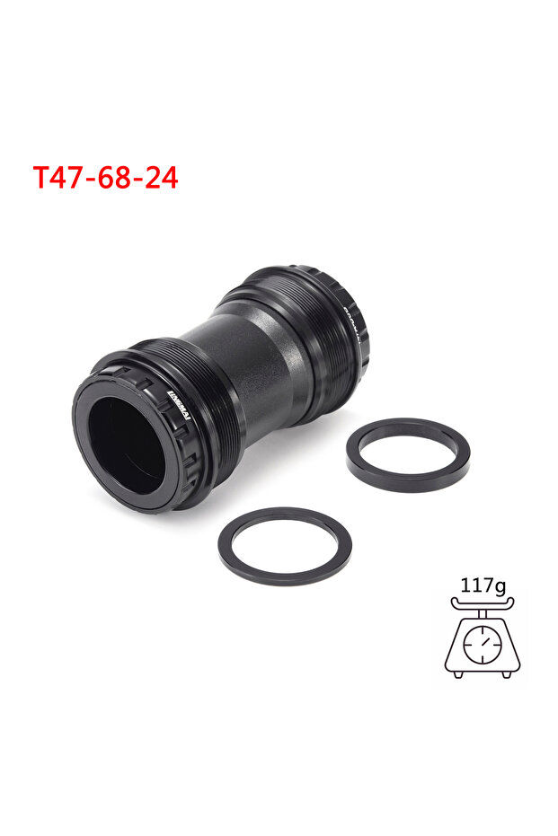 B-T47-24(68MM) Bicycle Bottom Bracket Ceramic Bearing BB T47 Thread 68mm 73mm 86.5mm Bsa 68