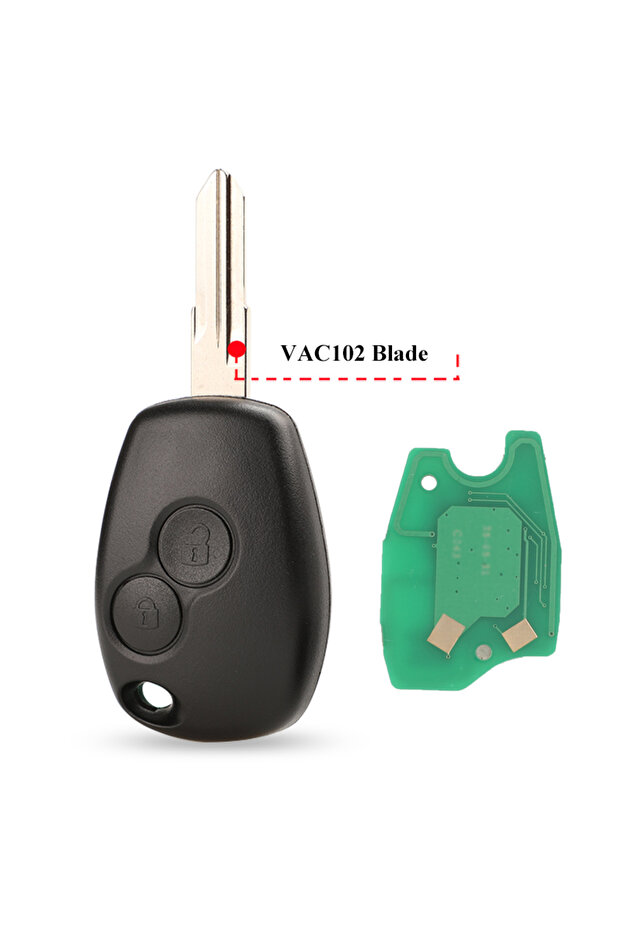 ID46 PCF7946 VAC102 Key jingyuqin10x 2BTNRemote Car Key For Renault Duster Modus Clio 3 DACIA Logan