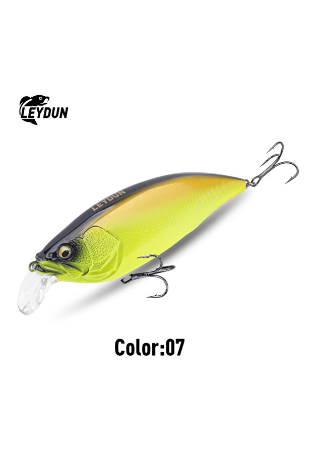 126mm 51g 07 LEYDUN Floating Minnow Fishing Lures 126mm 110mm Good Action Hard Baits High Quality Cr