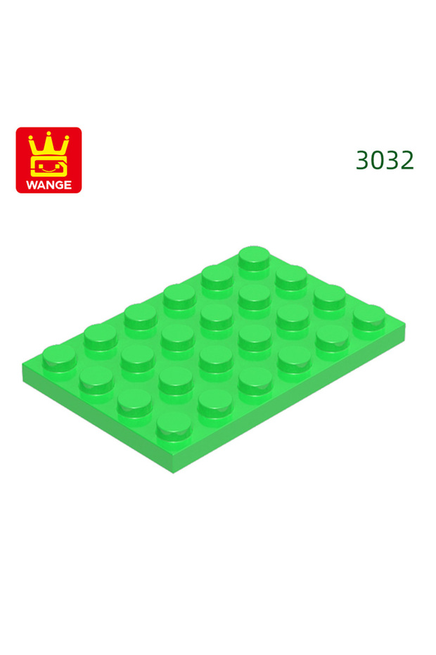 حوالي 31 قطعة 48. لوح بناء أساسي أخضر فاتح 3032 4x6، 31 قطعة/مجموعة، قطع بناء MOC