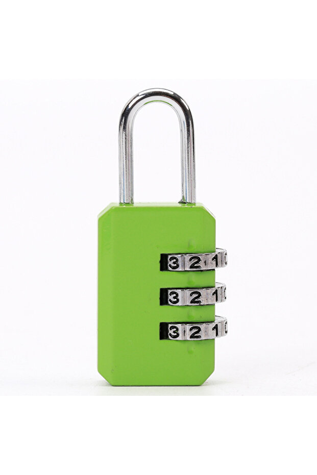 green 3 Digits Multifunctional Combination Lock Luggage Fitness Cabinet Backpack Travel Anti-theft A