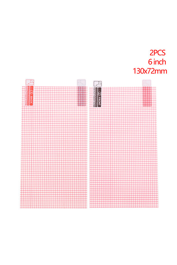 B 2PCS Universal Screen Protector 5/6/7/8/9/10/11/12 Inch Smart Phone Tablet GPS Protective Film