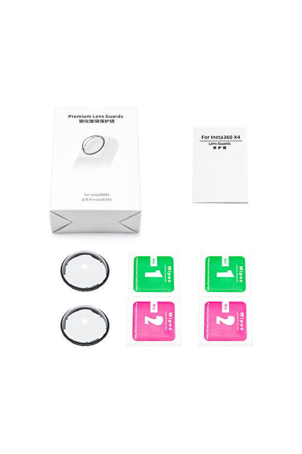 Tempered Glass Lens Lens Guards for Insta360 X4 Sports Camera Rotating Protector Cover Accessories f