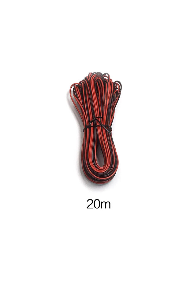 20M 2 PIN Extension Wire Cable for WS2812 WS2811 RGB Single Color 2835 5050 COB LED Strip, 22AWG 5M