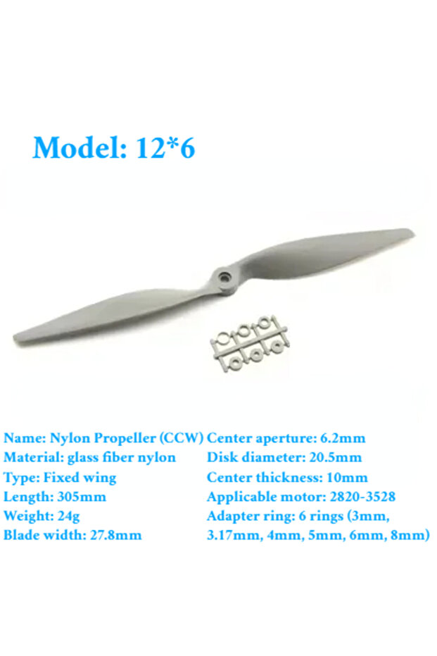 2PCS 1260 2PCS Gemfan Apc Nylon Propeller 5x5/6x4/7x5/8x4/8x6/9x6/10x5/10x7/11x5.5/12x6/13x6.5/14x7/