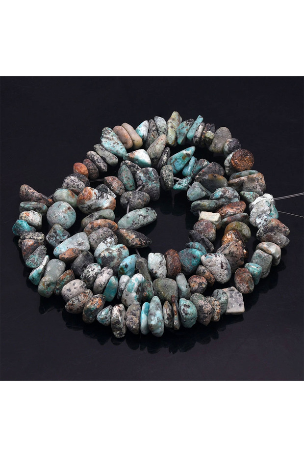 Length about 39cm African Turq 16 inch Natural Stone Beads Chips Beads 5-8mm Irregular Crystal Agate