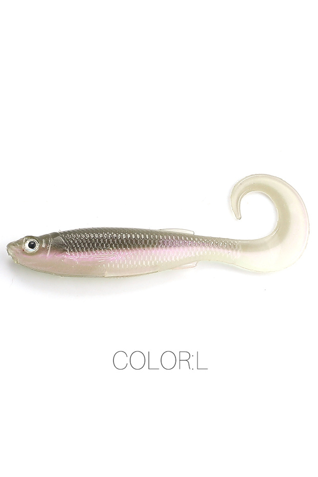 65mm 8pcs 2.26g L 2023 Supercontinent Swimbait Shad T-Tail Luya soft bait 5cm/6.5CM Pike Zander Pred