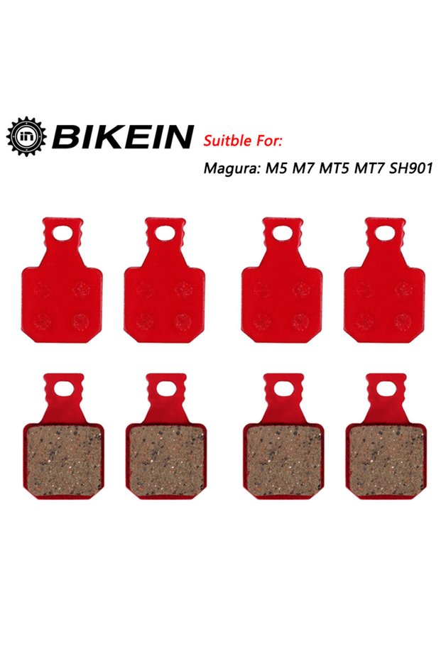 Ceramic 4 pairs BIKEIN 4 Pairs Mountain Bicycle Hydraulic Brake Pad For Magura M5 M7 MT5 MT7 SH901 R