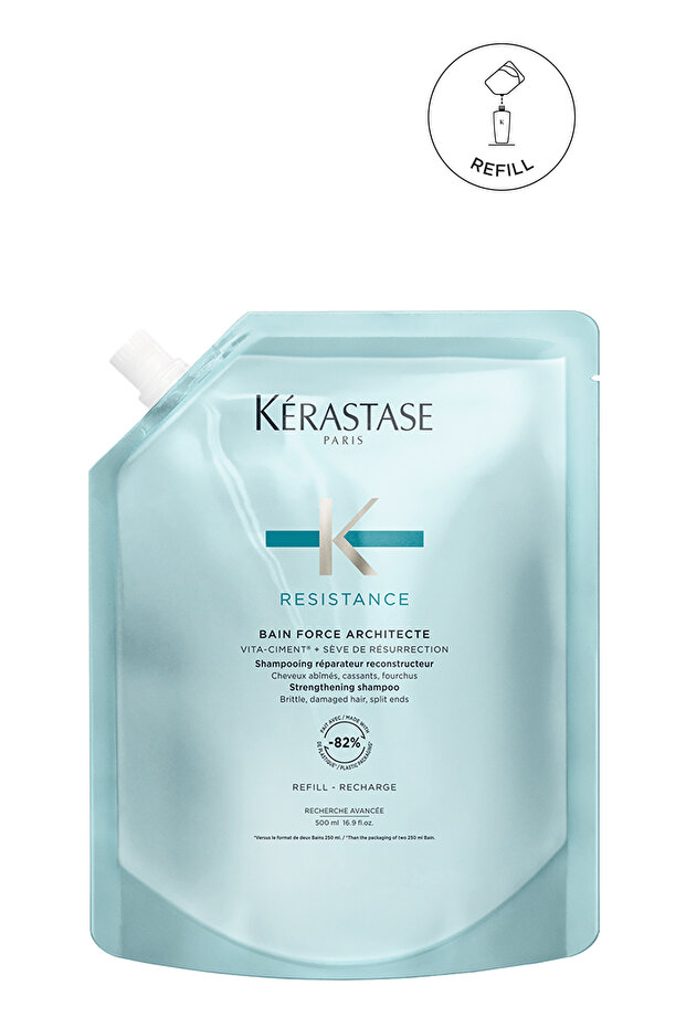 Resistance Bain Force Architecte Repairing Shampoo for Weak and Damaged Hair 500ml