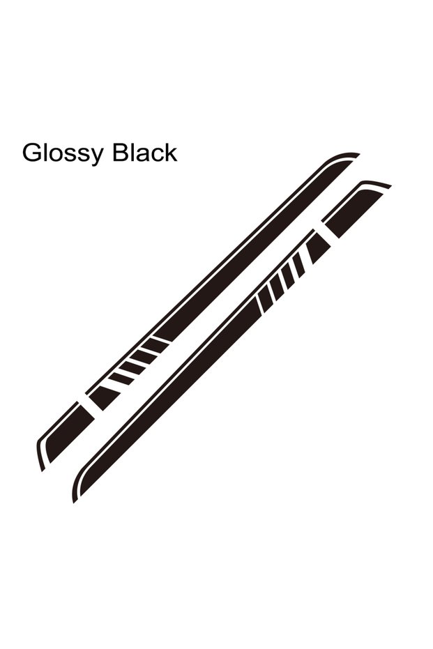 Glossy Black 2PCS Car Stickers For Mercedes Benz Vito V Class Viano W447 V260 W639 W638 Marco Polo C