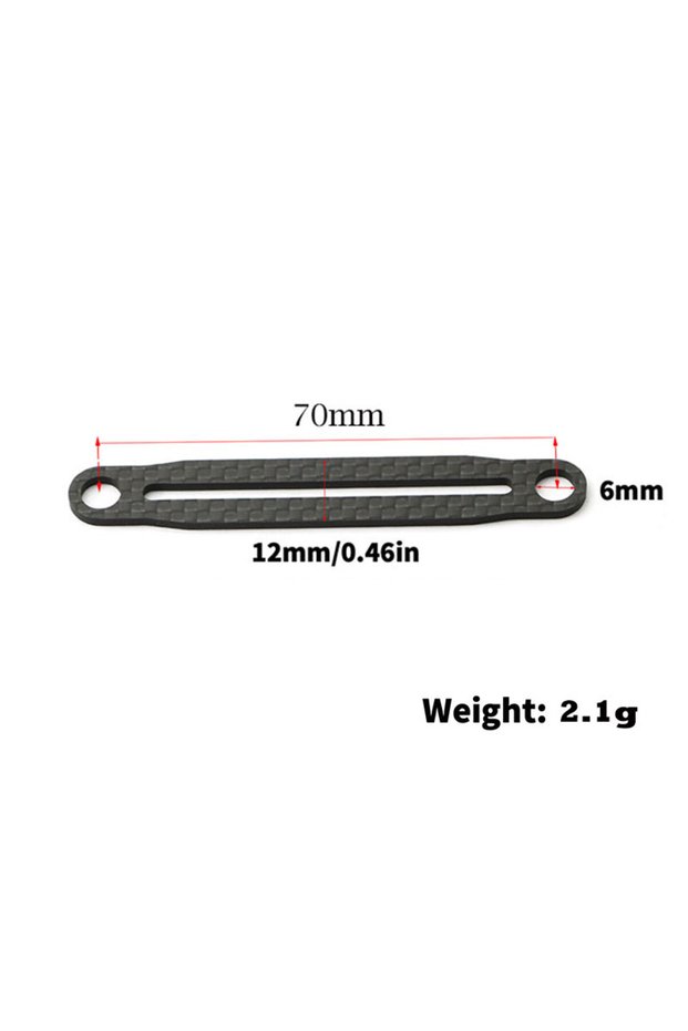 70MM Carbon Fiber Front Rear Body Mount for Tamiya TT02 XV01 XV02 RC Car Upgrade Parts Accessories