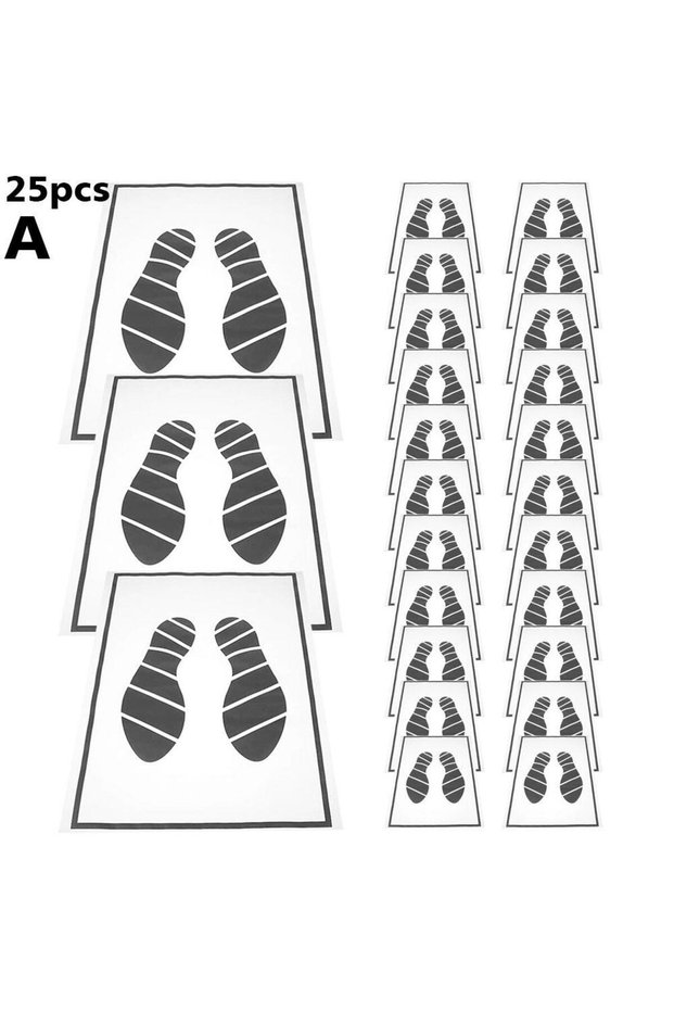 25pcs 25/50/100Pcs Disposable Car Foot Mats Portable Paper Vehicle Folding Floor Mats Car Foot Pad P