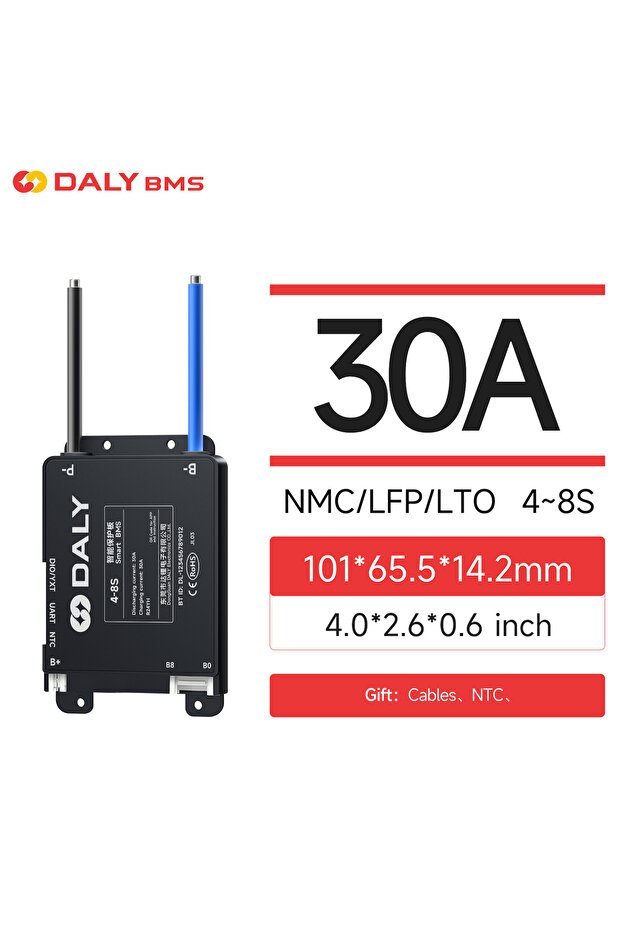 4-8S 30A BT BMS Daly Smart BMS 4S 6S 8S 12S 13S 14S 16S 17S 20S 24S Bluetooth BMS 30A 40A 60A Lifep