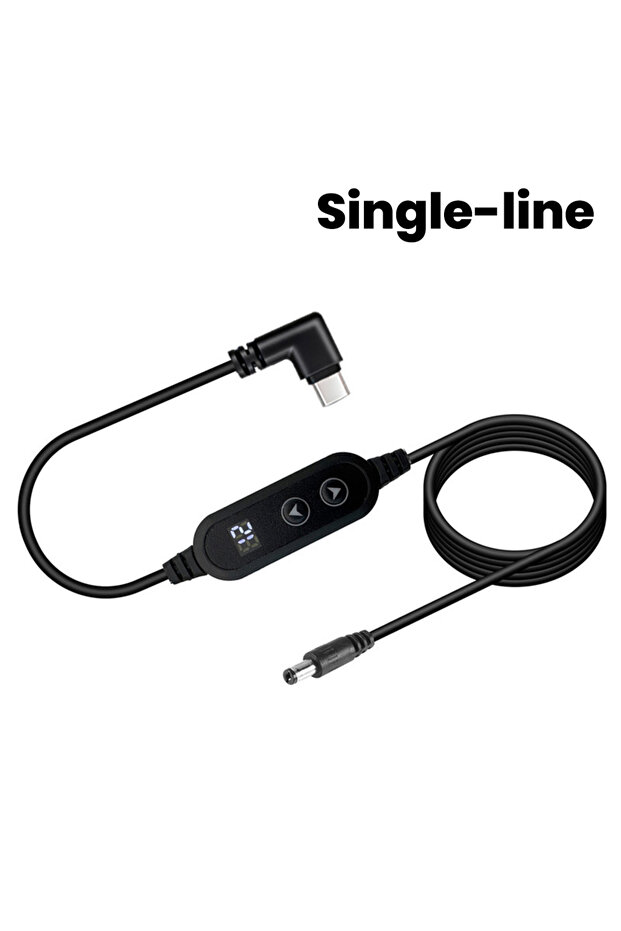 USB C Elbow USB C to DC Power Boost Cable Type C To DC Fast Charging 5V/9V/12V/15V/20V Boost Convert