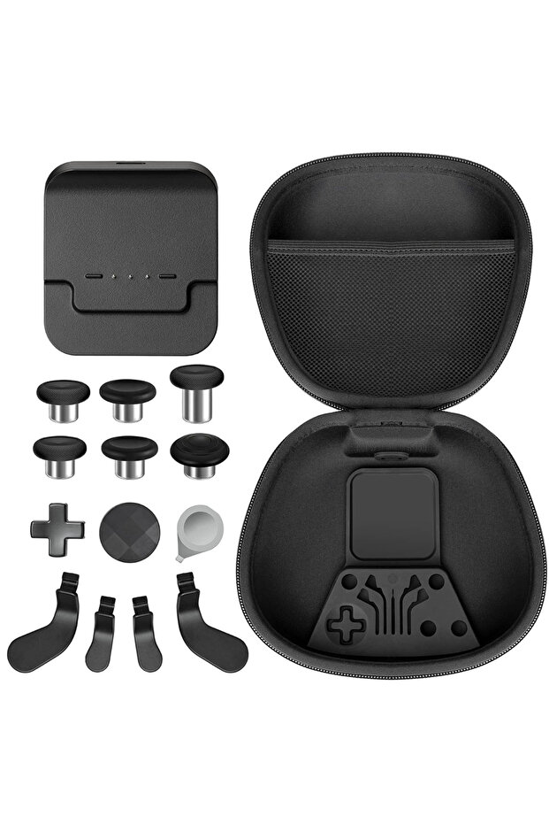 Black kit For Xbox Elite Controller Series 2 Controller Carrying Case Kit Component Pack Replacement