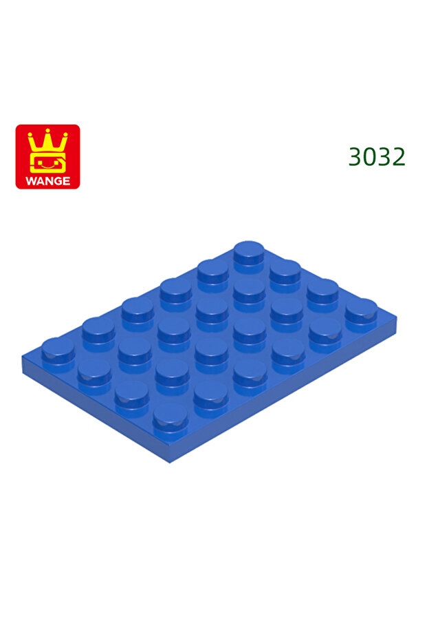 حوالي 31 قطعة 39. لوحة بناء أساسية زرقاء اللون 31 قطعة/مجموعة 3032 4x6 متوافقة مع قطع MOC