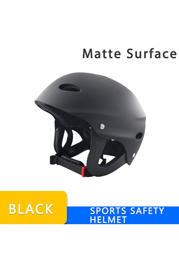 Blakc 15 Color Certification Water Sport Helmet Kayak Rafting Skateboard Water Sailing Wading Surfin