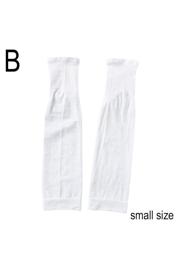 70-120 white 1 Pair Summer Anti-uv Sun Protection Cycling Leg Sleeves Silk Ice Breathable Cover Bike