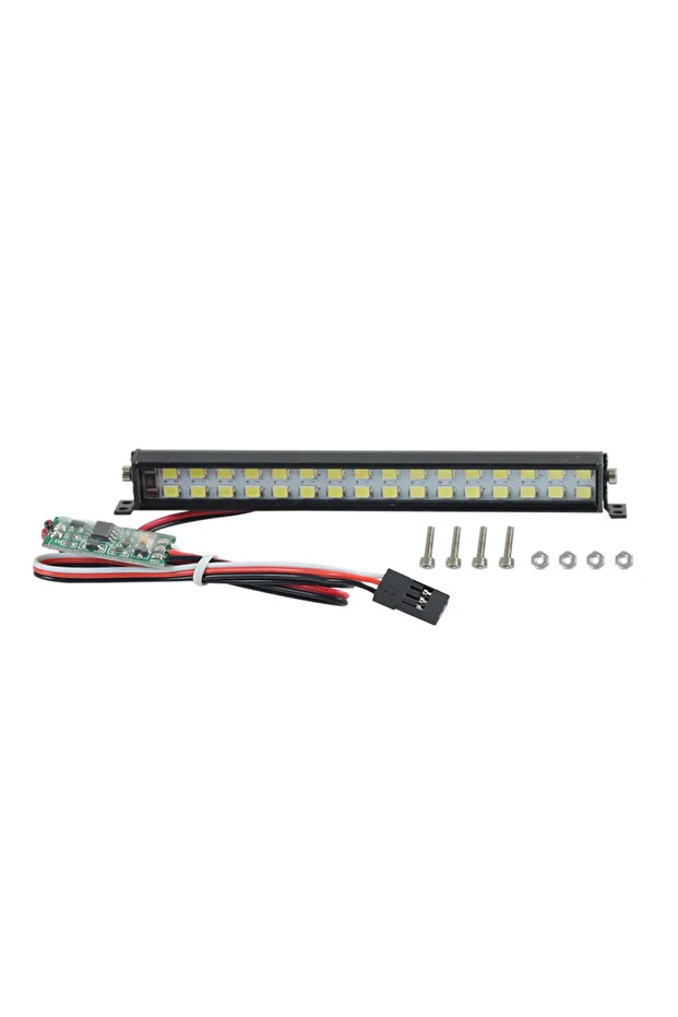 32 LED 102mm RC Car Super Bright LED Light Bar Roof Lamp CH3 Control for 1/10 RC Crawler Car Axial S