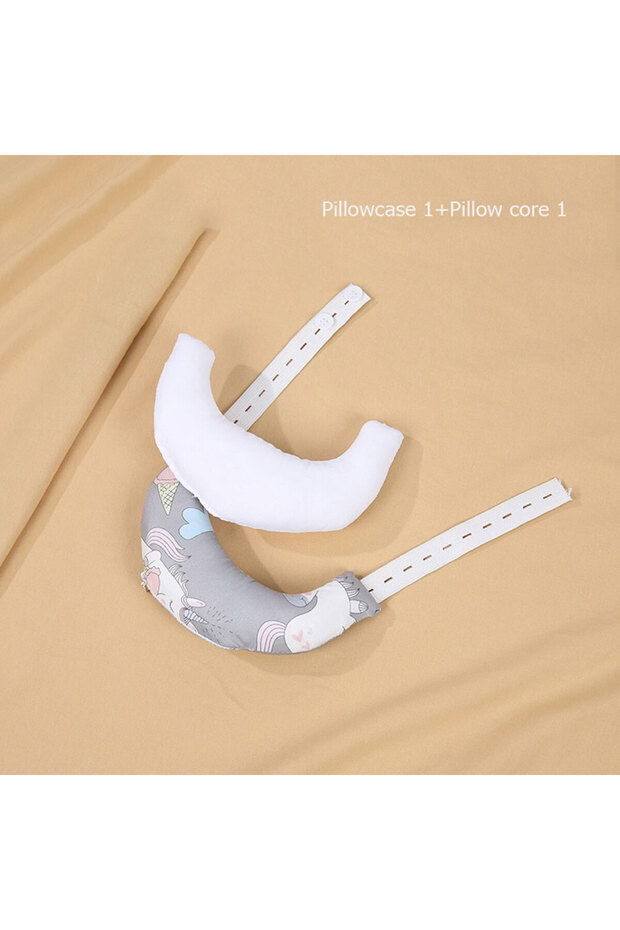 A Torticollis Correction Infant Shaping Pillow Crescent Pillow for Children with Torticollis or Hea.