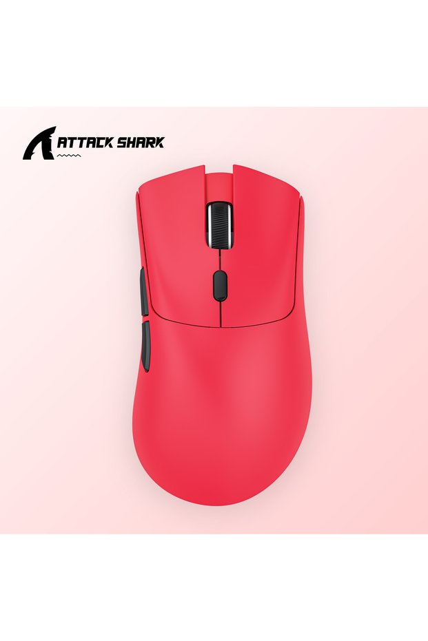 فأرة ألعاب R1 Red Attack Shark R1 فعالة من حيث التكلفة، خفيفة الوزن، مريحة للاستخدام، قابلة لضبط DPI، لاسلكية