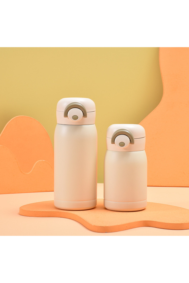 200ML White 200ML/350ML Stainless Steel Pocket Cup Travel Thermal Coffee Mug Mini Thermos Cup Vacuum