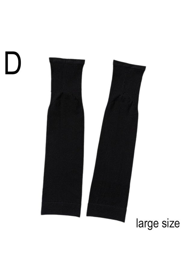 120-180 black 1 Pair Summer Anti-uv Sun Protection Cycling Leg Sleeves Silk Ice Breathable Cover Bik