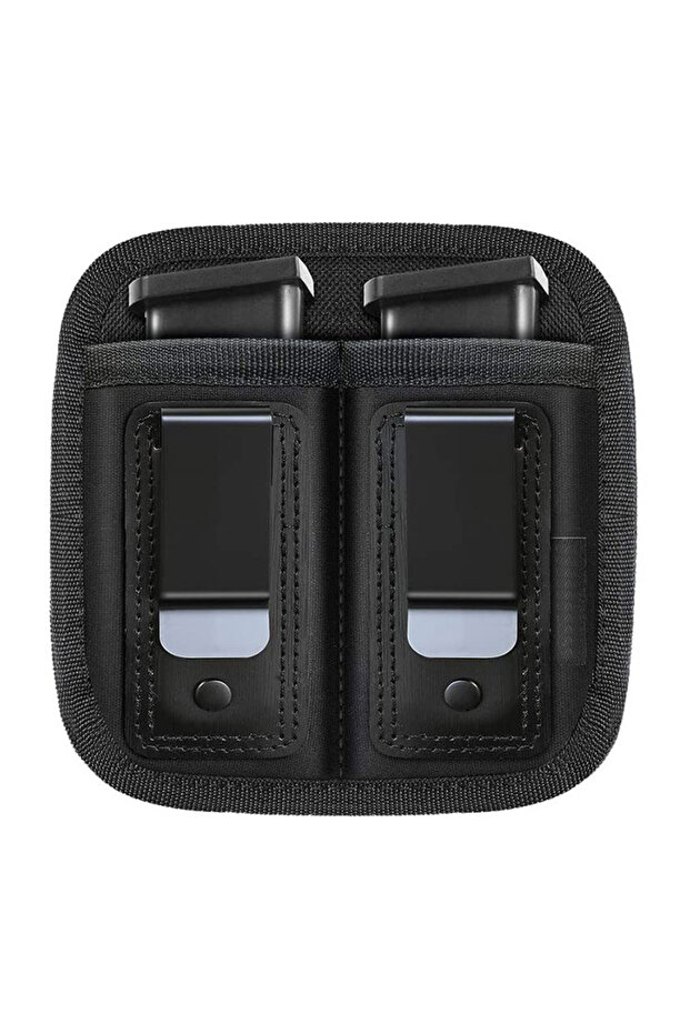 double Style 4 Black Universal IWB Magazine Holster 9mm Concealed Carry Magazine Holster,Inside The