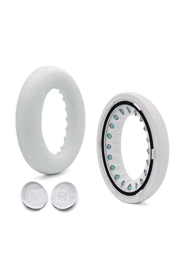 WHITE Ear Pads for Bose 700 Noise Cancelling Headphones (NC700) - Softer PU Leather, Added Thickness