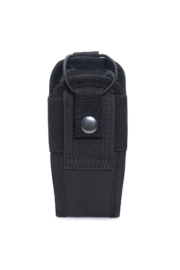 black color Tactical Walkie-Talkie Bag Radio Case Intercom Universal Pouch for Duty Belt Radio Holst