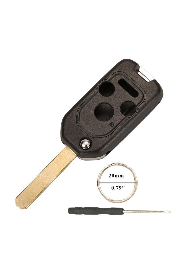Flip 4BNT No Pad jingyuqin 2/3/4BTN Modified Filp Remote Key Shell Fob Case For Honda Fit CRV Civic