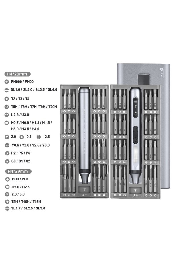 51 in 1 51 in 1 Electric Screwdriver Set Type-C Charging Cordless Screwdriver Precision Phillips Mag