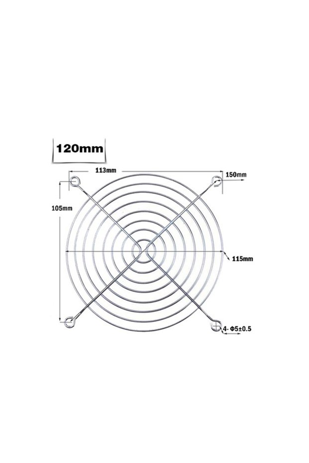 120x120 cm 120mm X 120mm 90mm X 90mm 80mm X 80mm Metal Fan Guard With Screw For Computer Case Fans